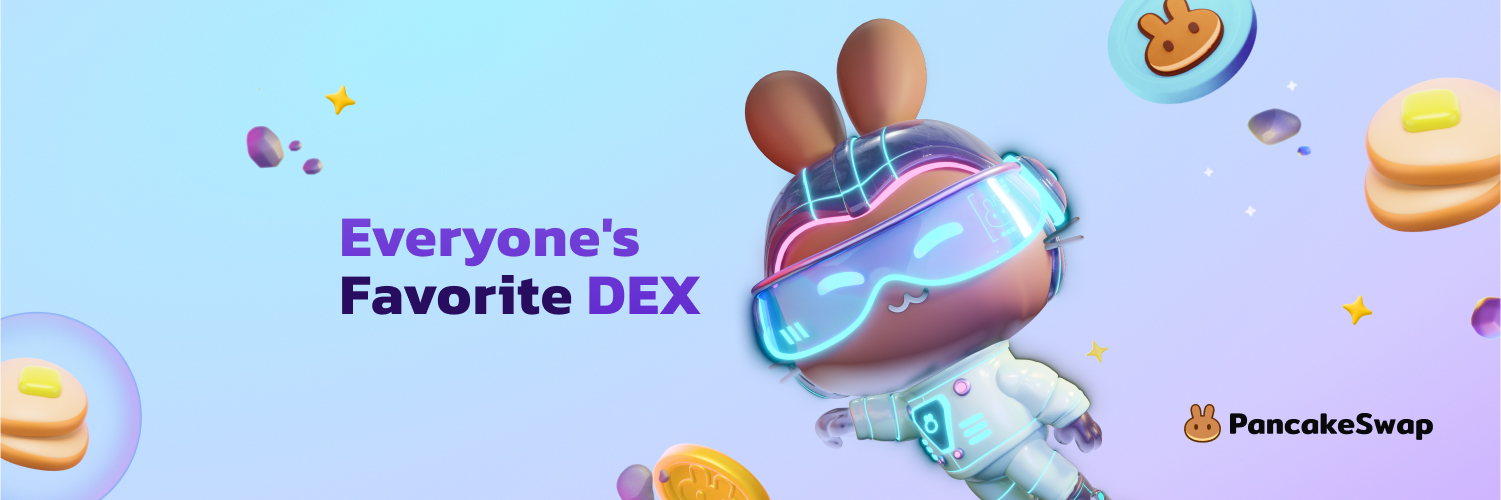 PancakeSwap brand banner image from its official site
